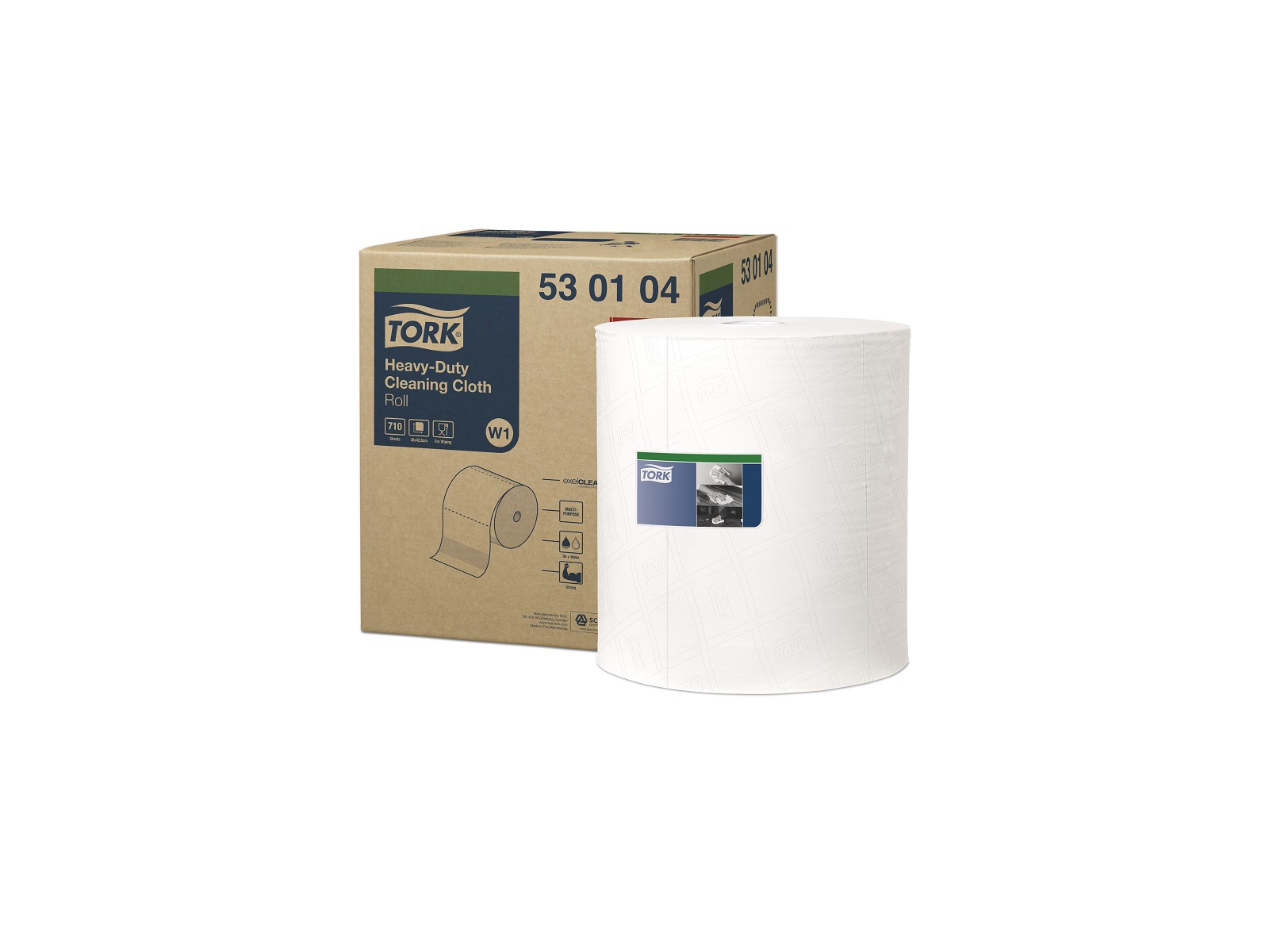 Czyściwo TORK 530104 Trudne Zabrudz 270m White