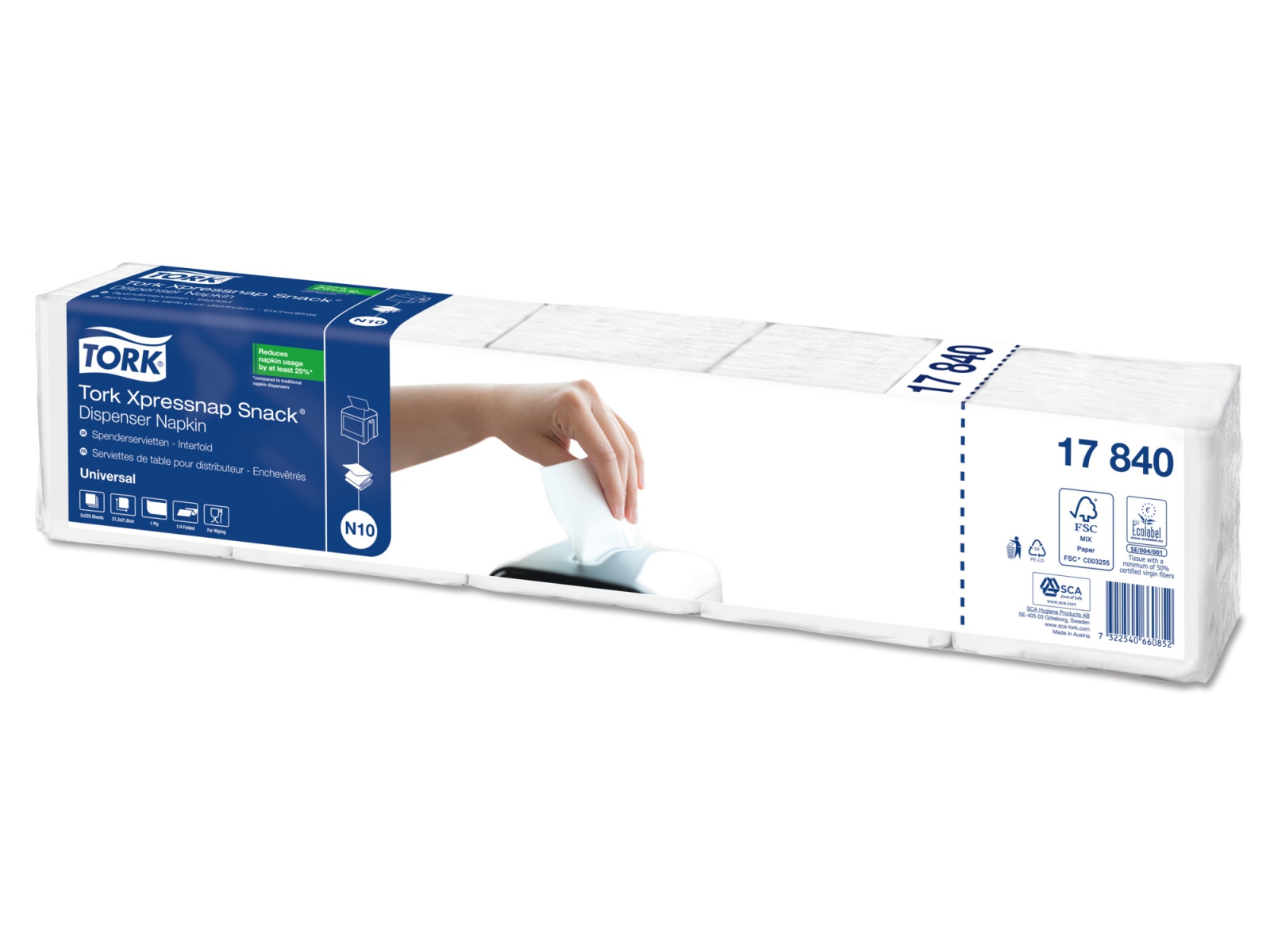 N10 Serwetka 17840 TORK 9000 sztuk