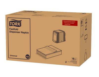 N2 Serwetka 10933 TORK FastFold Białe Karton 10800 Serwetek ( 36 x 300 )