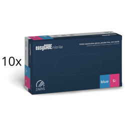 Rękawice Nitrylowe Blue S Zarys Bezpudrowe KARTON 10x opk.