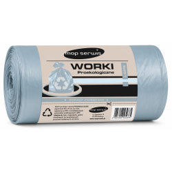 Worki na śmieci 80L LDPE Bezbarwne Rola 25szt.
