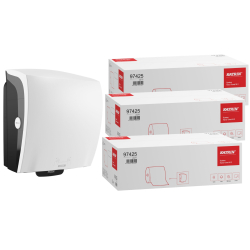Zestaw Promocyjny Katrin System: Dozownik ręczników 82094 + 3 kartony ręczników M 97425 (18 rolek)
