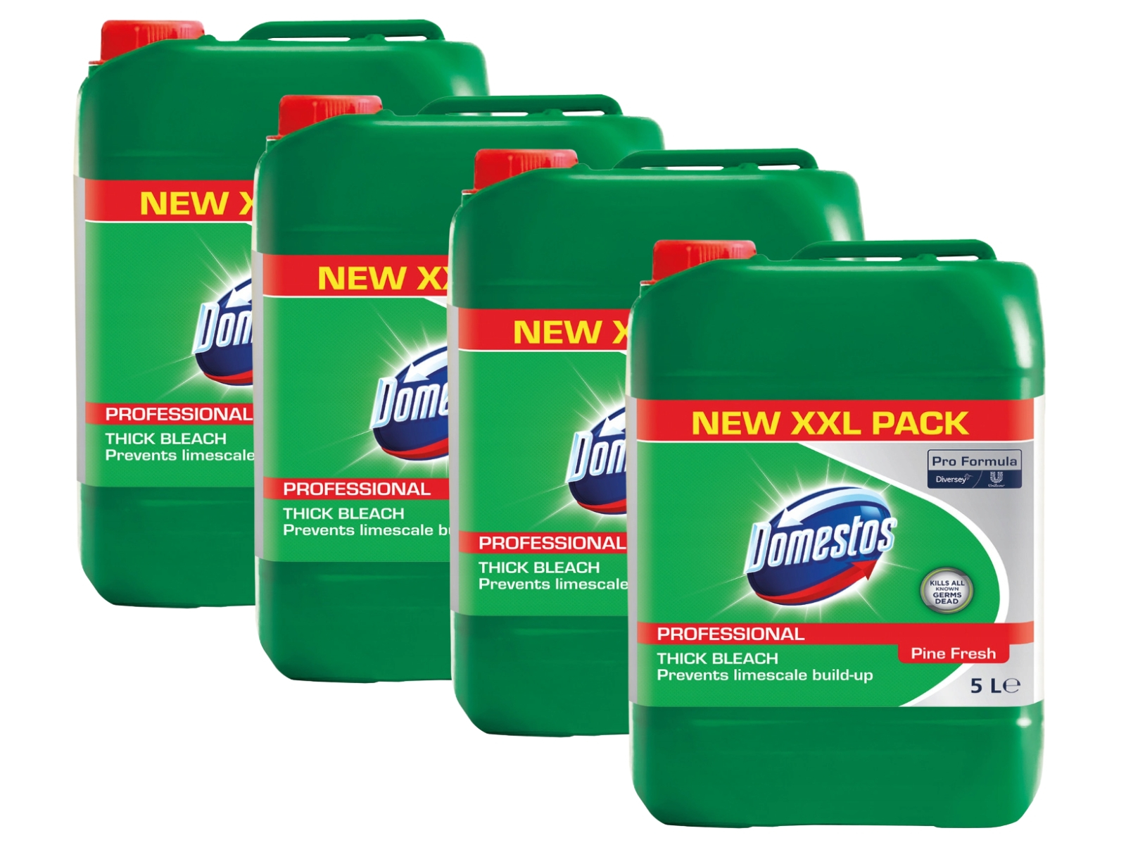 Domestos Professional Pine Fresh 5L pakiet 4 sztuki