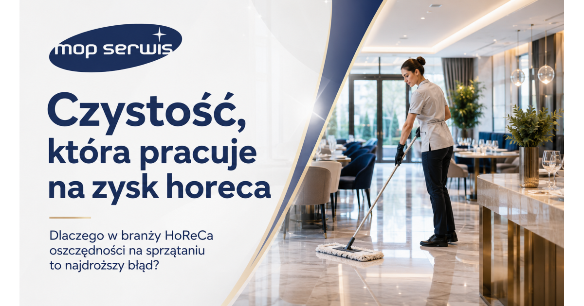 Czystość, która pracuje na zysk horeca. Dlaczego w branży HoReCa oszczędności na sprzątaniu to najdroższy błąd?
