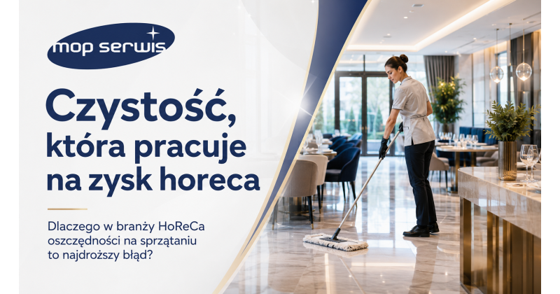 Czystość, która pracuje na zysk horeca. Dlaczego w branży HoReCa oszczędności na sprzątaniu to najdroższy błąd?