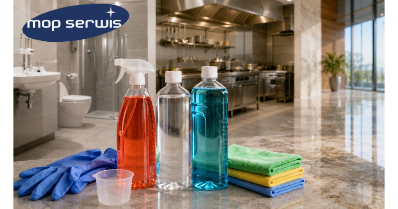 Chemia Buzil do łazienki i sanitariatów – preparaty do usuwania kamienia, osadów i codziennego mycia.
